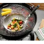 GEFU 89250 Wok Pann 30 cm Roostevaba teras, mittekleepuva kattega, sobib induktsioonile, ahjukindel kuni 200°C, tilkumisvastase valamisäärega