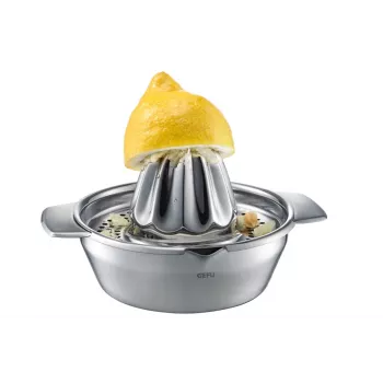 GEFU Citrus Juicer LEMON Electric Citrus Press 100 W Harjatud roostevaba teras