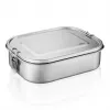 GEFU ENDURE Small Lunch Box 0.7L Roostevaba teras rohelise silikoonist tihendiga