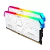 Geil Gemini RGB 64GB komplekt (2x32GB) 6000MHz DDR5 lauaarvuti mängumälu - valge