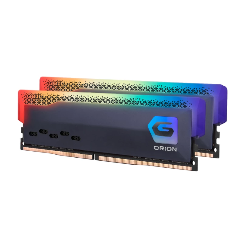 Geil Orion RGB 16GB komplekt (2x8GB) 3600MHz DDR4 lauaarvuti mängumälu - hall