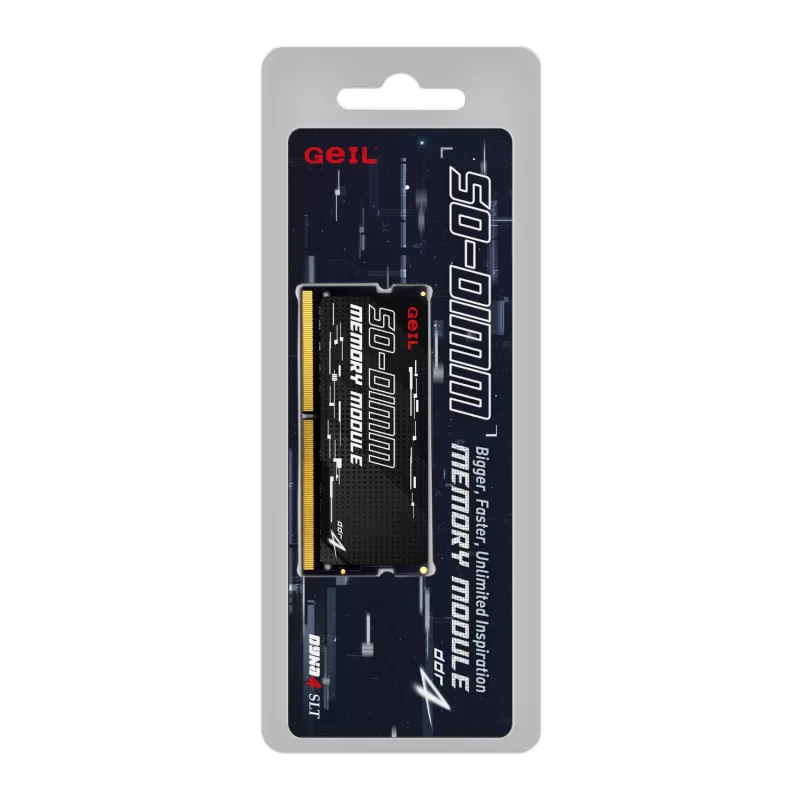GeIL Pristine 8GB DDR4 3200MHz SODIMM sülearvuti mälu, PC4-25600, CL22, 1.2V