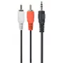 Gembird CCA-458-5M Audiokaabel 3.5mm pistikuga 2x RCA isane-isane 5m