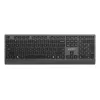 Gembird KB-MCH-06 õhuke juhtmega multimeedia klaviatuur Type-C adapteriga, US paigutus, must