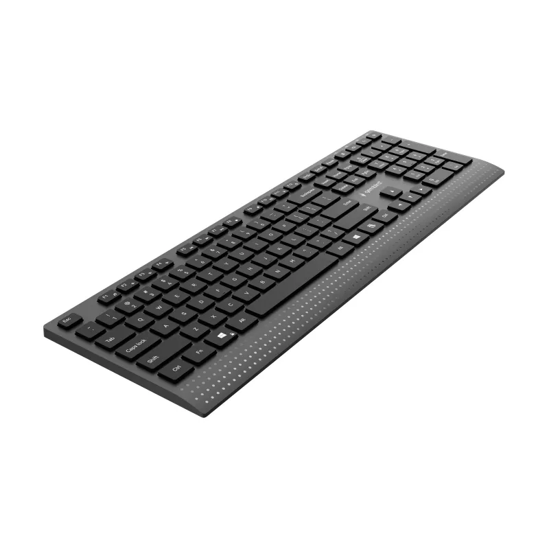Gembird KB-MCH-06 õhuke juhtmega multimeedia klaviatuur Type-C adapteriga, US paigutus, must