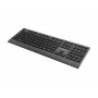 Gembird KB-MCH-06 õhuke juhtmega multimeedia klaviatuur Type-C adapteriga, US paigutus, must