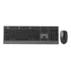 Gembird KBS-WPS-02 Dual-Mode õhuke juhtmevaba lauakomplekt, 2,4 GHz + Bluetooth, US paigutus (klaviatuur ja hiir)