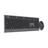 Gembird KBS-WPS-02 Dual-Mode õhuke juhtmevaba lauakomplekt, 2,4 GHz + Bluetooth, US paigutus (klaviatuur ja hiir)