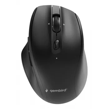 Gembird MUSW2-6B-02 kaherežiimiline juhtmevaba hiir (2,4G + BT), 2400 DPI, 6 nuppu, must