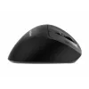 Gembird MUSW3-9B-01 Kolmerežiimiline juhtmevaba ergonoomiline hiir (2,4 GHz + Bluetooth + USB-C), 2400 DPI, 9 nuppu, Must