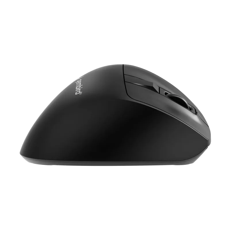 Gembird MUSW3-9B-01 Kolmerežiimiline juhtmevaba ergonoomiline hiir (2,4 GHz + Bluetooth + USB-C), 2400 DPI, 9 nuppu, Must