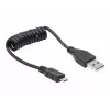 Gembird USB 2.0 kaabel USB-A Micro-USB-B 0,6 m must keerdkaabel