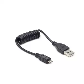 Gembird USB 2.0 kaabel USB-A Micro-USB-B 0,6 m must keerdkaabel
