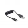 Gembird USB 2.0 kaabel USB-A Micro-USB-B 0,6 m must keerdkaabel