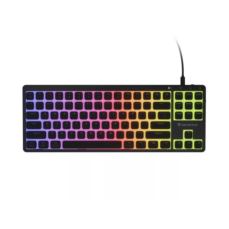 GENESIS Thor 430 TKL mehaaniline mänguklaviatuur RGB taustvalgustusega US paigutus must