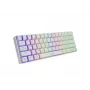 Genesis THOR 660 RGB Gaming Keyboard, US Layout, White, Wireless/Wired, Gateron Red Switch