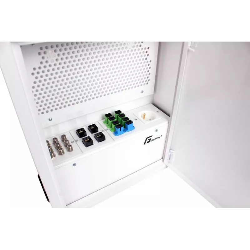 GETFORT 12-pordiline Cat.5e UTP 10-tolline patch-paneel, RJ45, 1U, must