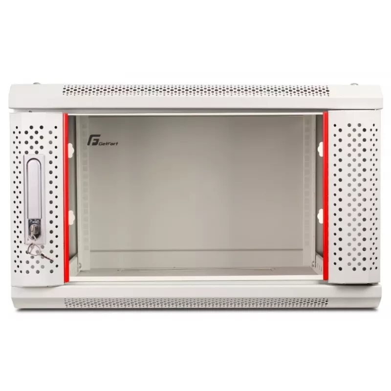 GETFORT 19 inch 6U Wall-Mounted Rack Cabinet 600x450mm Grey (WGF06-64EH-WGG)