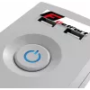 GETFORT 5-pistikupesaga liigpingekaitsega pikendusjuhe 2 USB laadimisportiga, 1,5 m kaabel, hall
