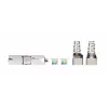 GETFORT 58459 Cat.6 UTP Tool-less RJ45 Keystone Jack, Valge