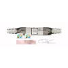 GETFORT 58459 Cat.6 UTP Tool-less RJ45 Keystone Jack, Valge