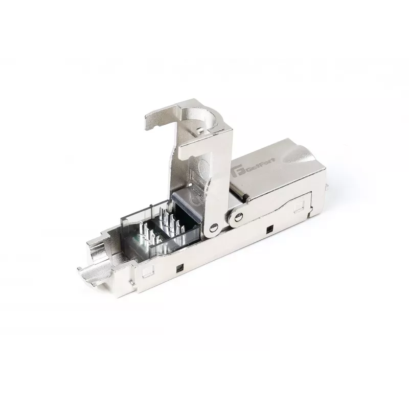 GETFORT 58460 CAT.6A tööriistavaba varjestatud RJ45 keystone pesa moodul