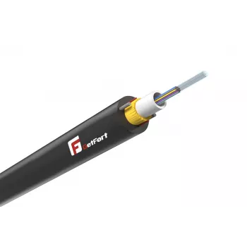 GETFORT ARAMID 12J 12-kiuline OS2 Single-mode Sise-/Väliskaabel, 1m, LSZH, kollane