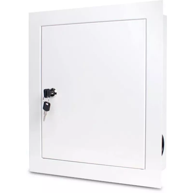 Getfort süvistatav multimeediakapp 350x300x100 mm (valge) SPGF-350-300-100