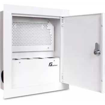 Getfort süvistatav multimeediakapp 350x300x100 mm (valge) SPGF-350-300-100