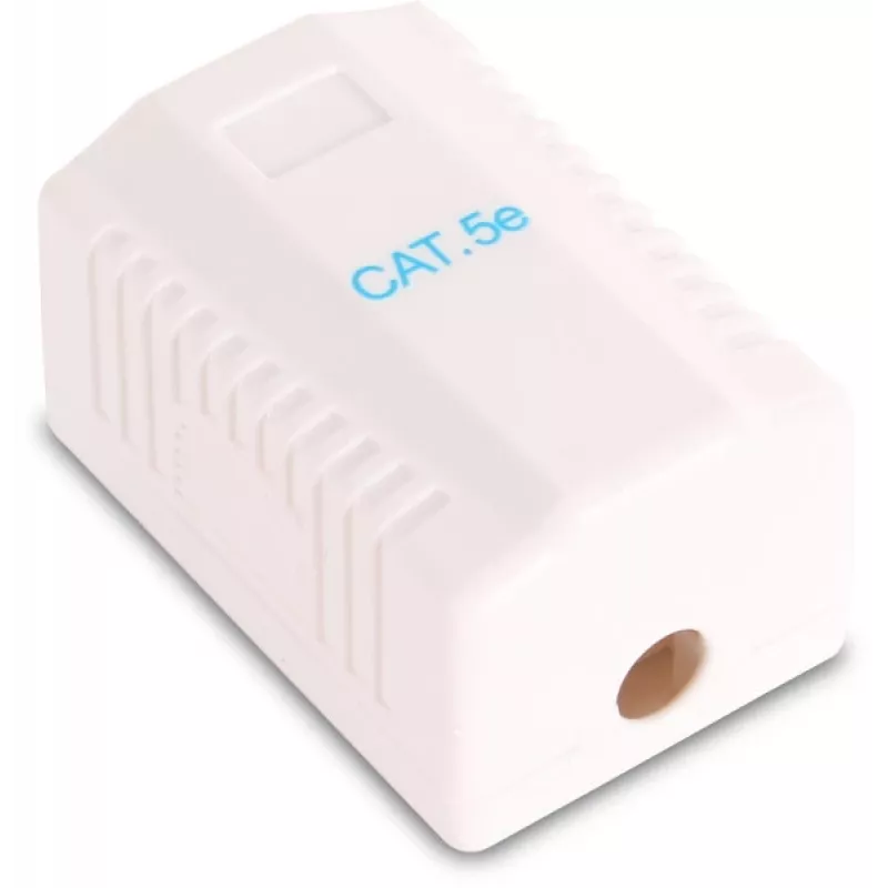 GETFORT GF-1G5EFTP Varjestatud pinnale paigaldatav RJ45 Cat.5e moodul, valge