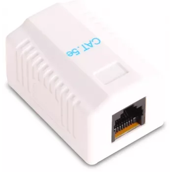 GETFORT GF-1G5EFTP Varjestatud pinnale paigaldatav RJ45 Cat.5e moodul, valge