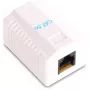GETFORT GF-1G5EFTP Varjestatud pinnale paigaldatav RJ45 Cat.5e moodul, valge