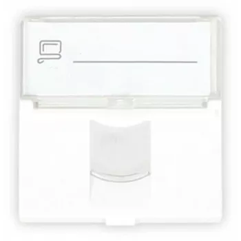 GETFORT GF-2MOD-1G 2-mooduliline RJ45 andmemoodul 45x45mm Cat.6 UTP Valge