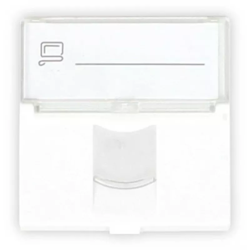 GETFORT GF-2MOD-1G 2-mooduliline RJ45 andmemoodul 45x45mm Cat.6 UTP Valge