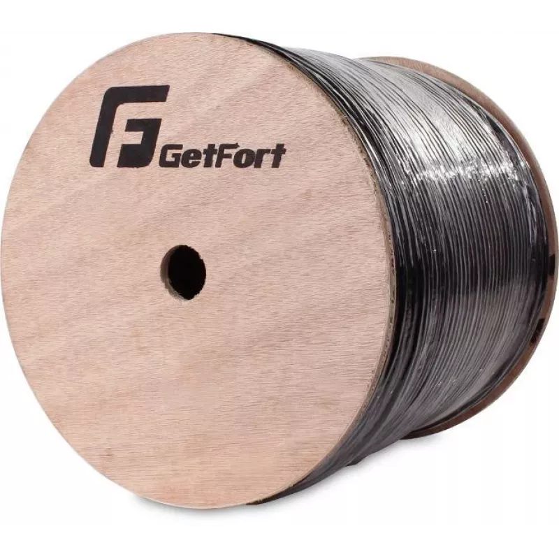 GETFORT GF-FRP-2J LSOH Sise-kiudoptiline kaabel FTTH, 2 kiudu, Ühemoodiline G.657.A2, 1m, Valge