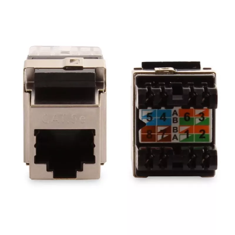 GETFORT GF-K5EFTP Cat.5e FTP varjestatud keystone-moodul RJ45