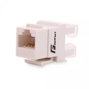 GETFORT GF-K5EUTP Cat.5e UTP keystone-moodul RJ45, valge