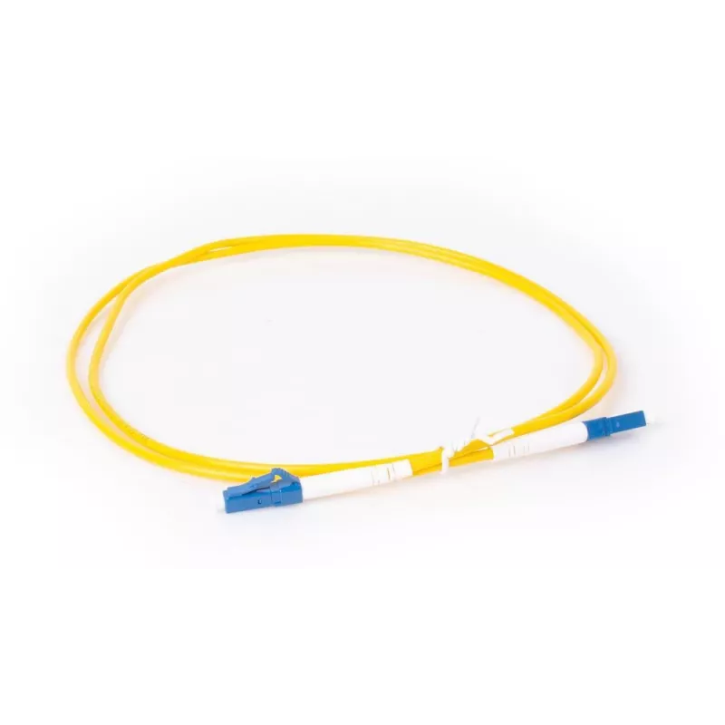 GETFORT GF-LULUS5 Single-Mode LC/UPC to LC/UPC Simplex Fiiberkaabel, 5m, 9/125µm, kollane