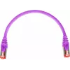 GETFORT GF-PC6ASFTP-0.25V Cat.6A S/FTP LSOH patch-kaabel 0,25m lilla