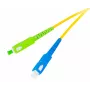 GETFORT GF-SUSAS5 Single-Mode Fiiberühenduskaabel SC/UPC kuni SC/APC Simplex 5m LSZH Kollane