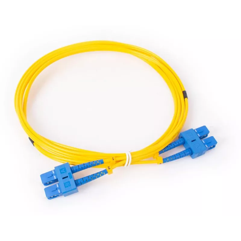 GETFORT GF-SUSUD2 ühemoodiline dupleks fiiberoptiline patch-juhe SC/UPC kuni SC/UPC, 2m, kollane