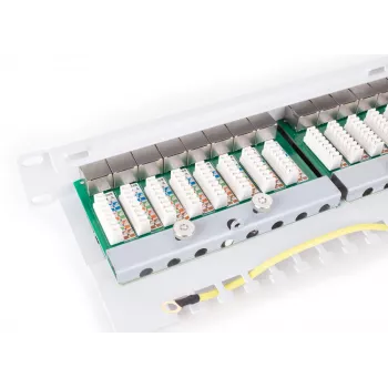 GETFORT PGF-6FTP24-B6-G patch-paneel FTP CAT.6 24 porti hall 1U raamile paigaldatav