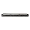GETFORT PGF-6FTP24-B6 Patch-paneel FTP Cat.6 24-Pordiline 19-tolline 1U Must