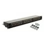GETFORT PGF-6FTP24-B6 Patch-paneel FTP Cat.6 24-Pordiline 19-tolline 1U Must