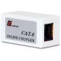 GETFORT RJ45 Cat.6 UTP Inline Ühenduspesa Emane-Emane Must