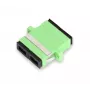GETFORT SC/APC Duplex Fiiberoptiline Adapter, Single-mode, Roheline, Äärikuga paneelikinnitus