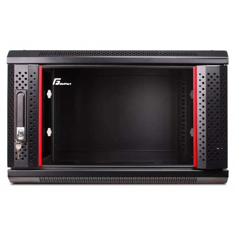 GETFORT WGF06-64EH-WGB 19 tolli 6U seinale kinnitatav rack-kapp 600x450mm must
