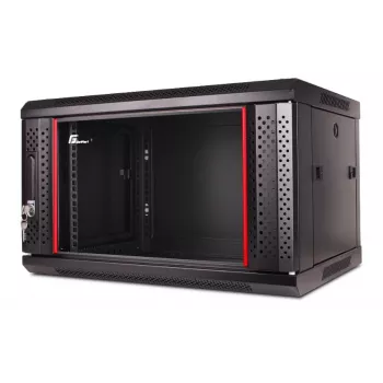 GETFORT WGF06-64EH-WGB 19 tolli 6U seinale kinnitatav rack-kapp 600x450mm must