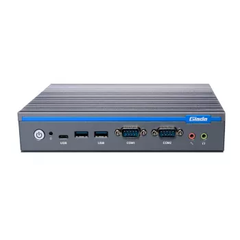 Giada DF612 ventilaatorita mini-PC, Intel Core i5-1235U, 2x DDR4 SO-DIMM, 2x 2.5GbE LAN, Dual COM, 4K Dual Display, alumiiniumkorpus, Barebone