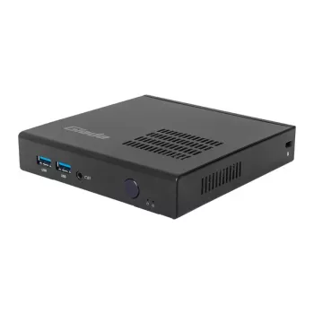 Giada DK310 ventilaatorita miniarvuti Intel Celeron J6412 4GB muutmälu ilma OS-ita kahe Gigabit Ethernet-portiga